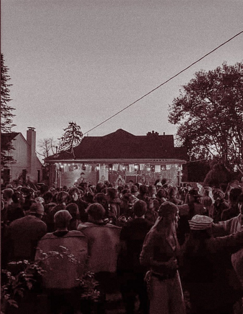 Backyard Fever plays an at-capacity house show