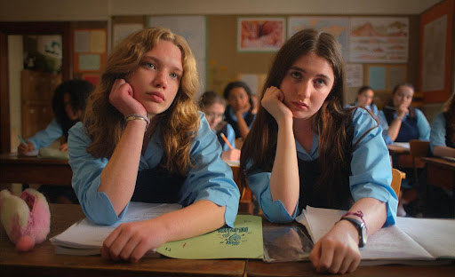Galaxie Clear and Marni Duggan in “Extra Geography.” (Courtesy of Sundance Institute)
